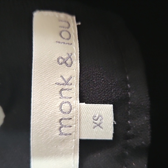 Monk & Lou - Navy And Black Elegant Checkered Sleeveless Dress - Oversized XS - Picture 4 of 5